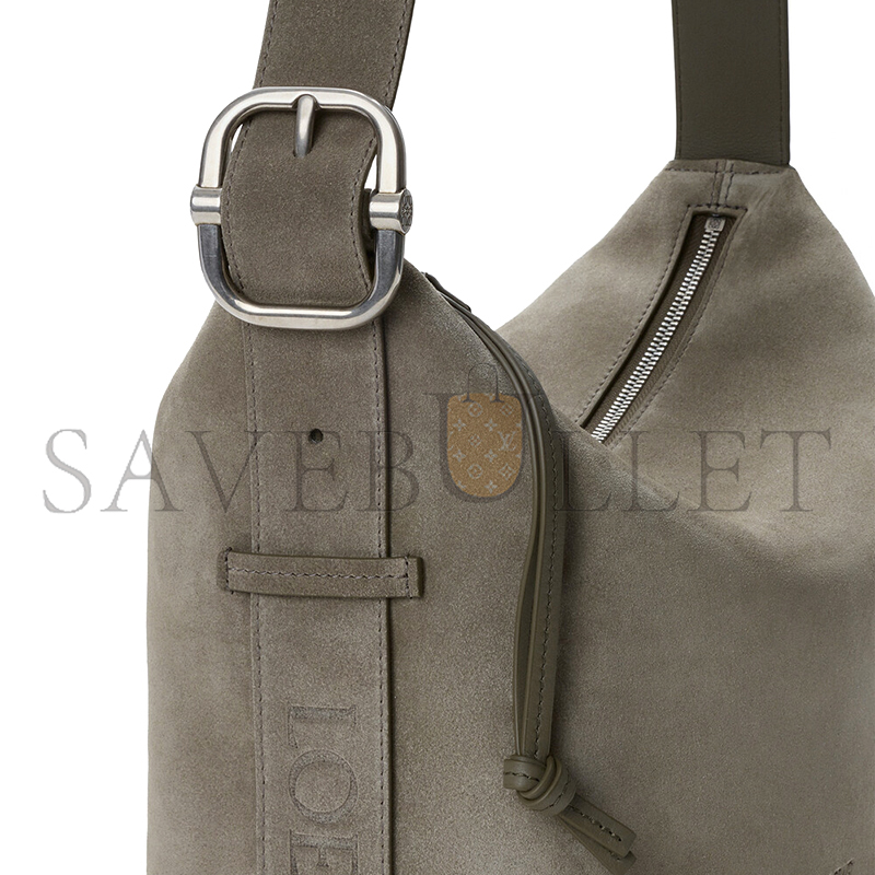 LOEWE MEDIUM LOOP HOBO IN SUEDE CALFSKIN BB22CMDX05 (26*24.5*13cm)